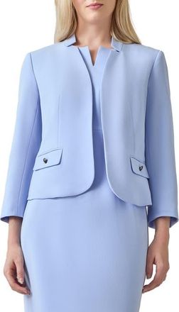 Kasper Cardigan-Style Blazer in California Sky at Nordstrom, Size Medium