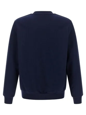 Lacoste Logo-Embroidered Fleece Sweatshirt - Navy