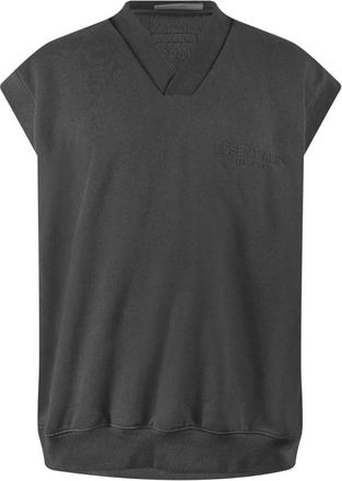 Fear of God V-hals Sweatshirt Vest - Heren - Sweatshirts - Zwart - M - Katoen - Hoodies & sweatvesten