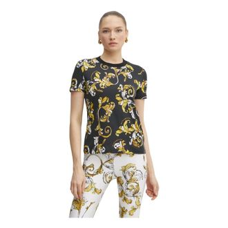 Versace Jeans Couture Donna, Top, Nero, XS, new