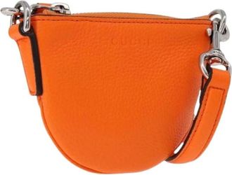 Gucci Pre-owned Mini Shoulder Bag - Dames - Vintage Mini Tas - Oranje - ONE Size - Leer - Vintage