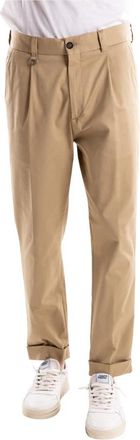 Paolo Pecora Chino Broek - Heren - Chinos - Beige - M - Katoen - Broeken