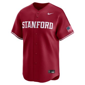 Nike Stanford Nike Mens College Limited Baseball Jersey in Red | UNBB0DAMSDN-0YS