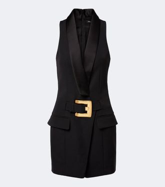 Balmain Abito corto in lana vergine