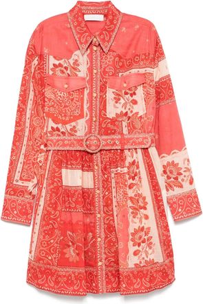 Zimmermann Abito corto Lucky - Rosso