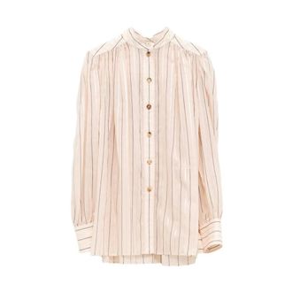 Chlo&eacute; Dames, Blouses & Shirts, Roze, Maat: XS Katoen