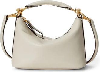 Ralph Lauren Blke Mini Sh Schoudertas Klein - Dames - Handtassen - Wit - ONE Size - Leer - Tassen