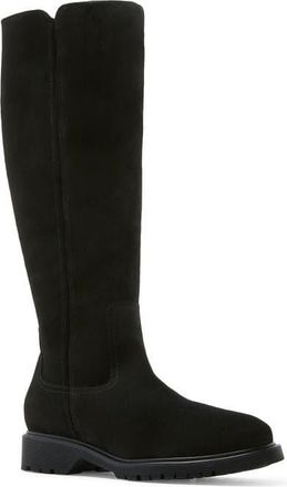 La Canadienne Harry Waterproof Knee High Boot in Black Suede at Nordstrom, Size 7.5