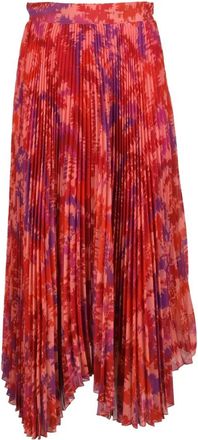 Dondup gonna - Dames - Midirokken - Veelkleurig - S - Polyester - Rokken