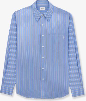 Saint Laurent Camicia Cassandre in cotone - SAINT LAURENT - gender_Man