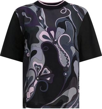 Pucci printed short-sleeve T-shirt - Black