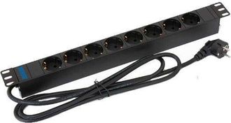 Triton Rab-pd-x02-a1 Regleta Rack Negra 8 Salidas