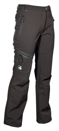 Deproc Softshellhose DEPROC ACTIVE STERLING WOMEN, Damen, Gr. 40/42 (M), Normalgr&ouml;ssen, schwarz, 96% Polyester; 4% Elastan, Hosen Softshellhose, auch in Gros