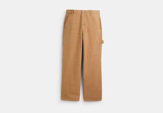 Coach Canvas Pants In Organic Cotton
