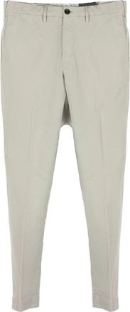 Incotex Pantalon Chino - Heren - Chinos - Grijs - 2XL - Broeken