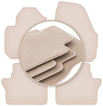 OEM Alfombrillas Premium Beige Para: Volvo S60 Ii Largo / Largo 2010-2018