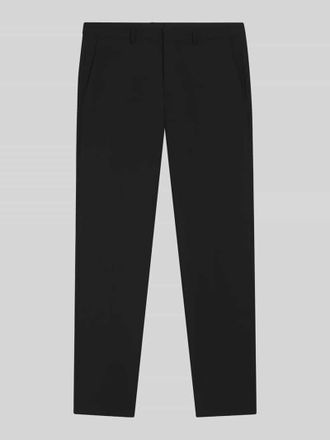 HUGO BOSS Slim Fit Anzughose aus Woll-Mix Modell HESTEN in Black, Größe 102
