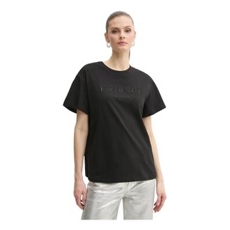 Twinset Dames, Tops, Zwart, Maat: XS Katoen