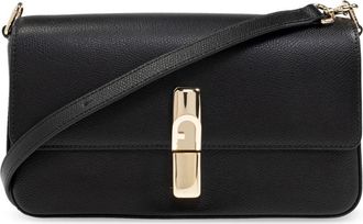 Furla Schoudertas Iride Klein - Dames - Schoudertassen - Zwart - ONE Size - Leer - Tassen