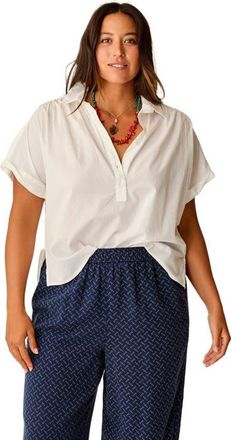 Carve Designs Elliott Voile Top in Cloud at Nordstrom, Size Xx-Small