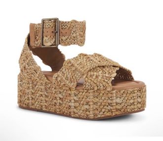 Schutz Womens Jami Platform Sandal In Arenito