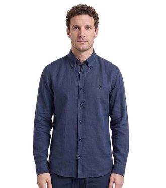 HUGO BOSS Blue Regular Logo Shirt