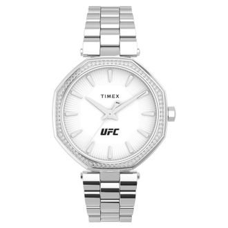 Timex Womens UFC Jewel White Dial Watch