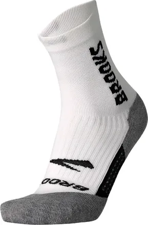 Brooks Ghost Crew Socks White S