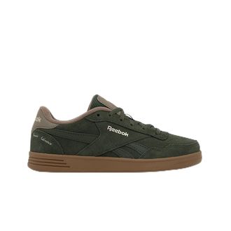 Reebok Unisex Court Advance Sneaker, GRITGREEN/FLINTGREY/GRITTYGREY, 4.5 UK