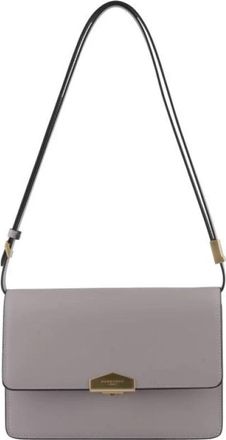 Pourchet Tassen, Dames, Beige, ONE Size, Leer, Anjou Grand Schoudertas