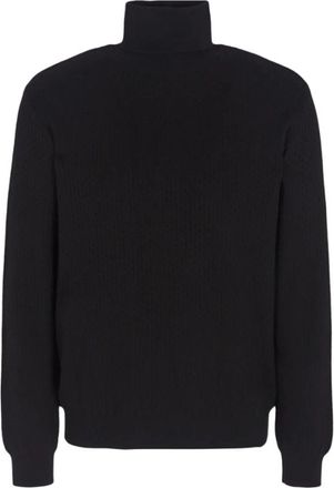 A|X Armani Exchange Turtleneck Trui - Heren - Coltruien - Zwart - XS - Katoen - Truien & Vesten