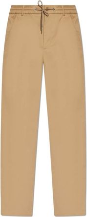 Moncler Broeken, Heren, Beige, XL, Katoen, Katoenen broek