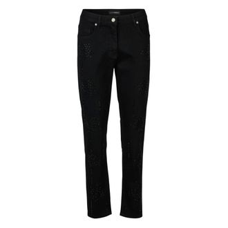 Doris Streich Jeans, Dames, Zwart, 3Xl, Slim-fit Jeans