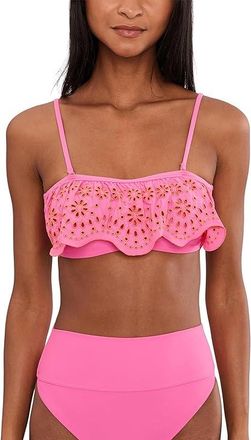 Beach Riot Tanvi Top Womens Clothing Strawberry Eyelet : XL, Nylon/Spandex