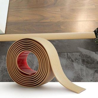 OEM Perfil De Transici&oacute;n De Suelo De Pvc De 5 Cm, Color Beige, Para Suelos Laminados Con Vetas De Madera, Autoadhesivo