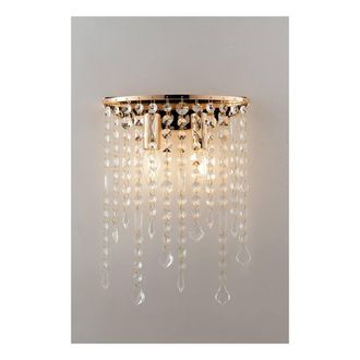 Netlighting BREEZE Wall Light Gold K9 Crystals 25x35cm | Size: 25x35 cm