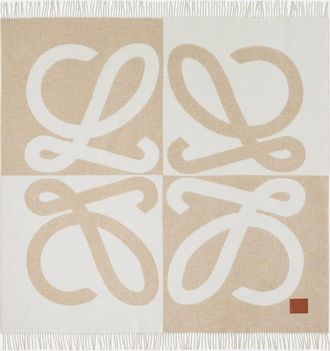 Loewe Anagram wool and cashmere blanket