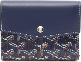 Goyard Saint Gabriel Trifold Wallet Navy
