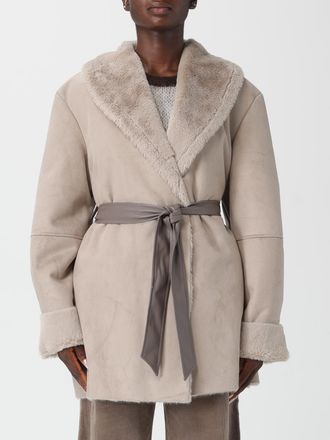 Kaos Coat KAOS Woman color Beige