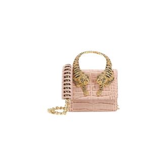 Roberto Cavalli Medium Roar Bag - female - Roberto Cavalli - Cross Body Bags - Pink - ONE SIZE - Bags