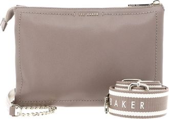 Ted Baker Larinda Leather Shoulder Bag Webbing Leather Crossbody Bag Taupe