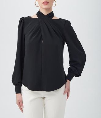 Trina Turk Kanai Top in Black at Nordstrom, Size X-Small