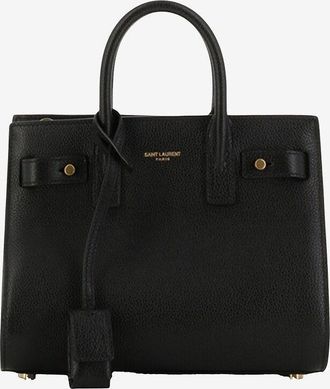 Saint Laurent Handtasche aus genarbtem Leder Sac de Jour Nano