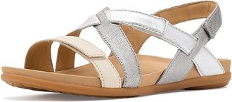 Dansko Jacklyn Womens Sandals Silver : EU 42 (US Womens 11.5-12) Regular, Leather