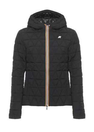 K-Way Black Lil Diamond Quilted Jacket