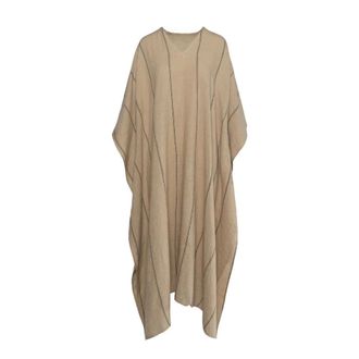 H&eacute;st Capes, female, Beige, Size: ONE SIZE Timeless Linen Kaftan Summer Sand
