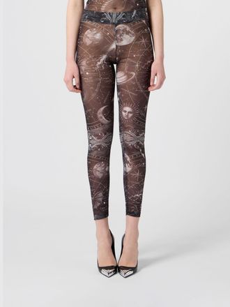 Philipp Plein Leggings skinny a vita alta in jersey con stampa grafica