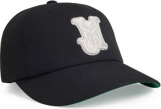 Hudson 3D Logo Adjustable Ball Cap in Jet Black at Nordstrom
