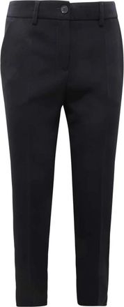 Armani Blauwe Emporio Broek Model 6H2P61 - Dames - Slim Fit Broeken - Blauw - XS - Broeken