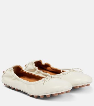 スニーカー Hogan H693' Yogurt-Colored Smooth Leather Sneakers Hogan 'h693' Yogurt-colored Smooth Leather Sneakers